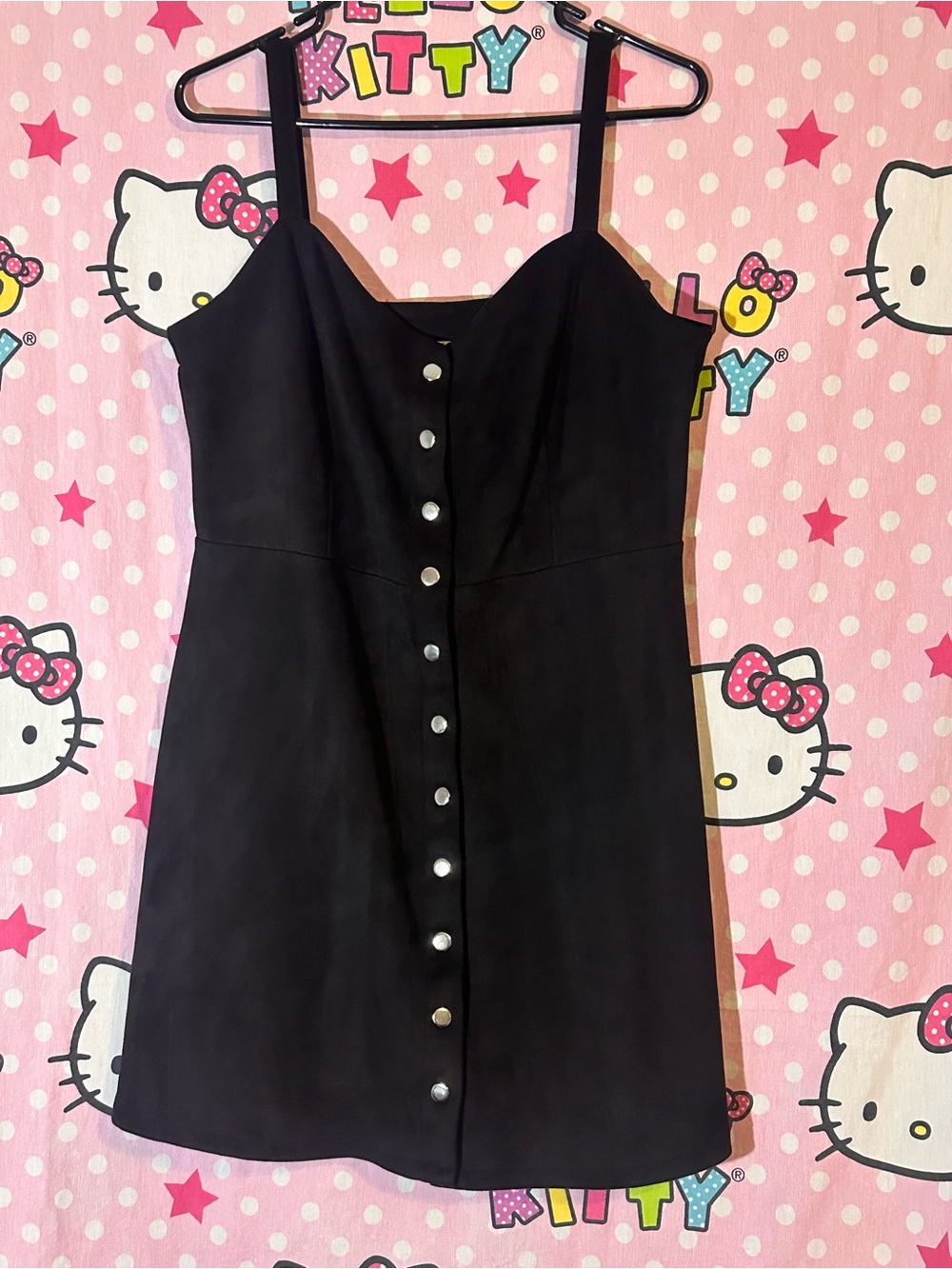 (5/$25 OR 3/$17) NWOT J for Justify Suede Black Dress